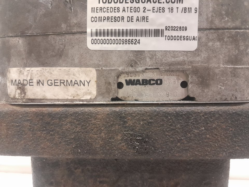 COMPRESOR DE AIRE MERCEDES ATEGO 2-EJES 18 T /BM 950/2/4 *   |   0.97 - 0.04