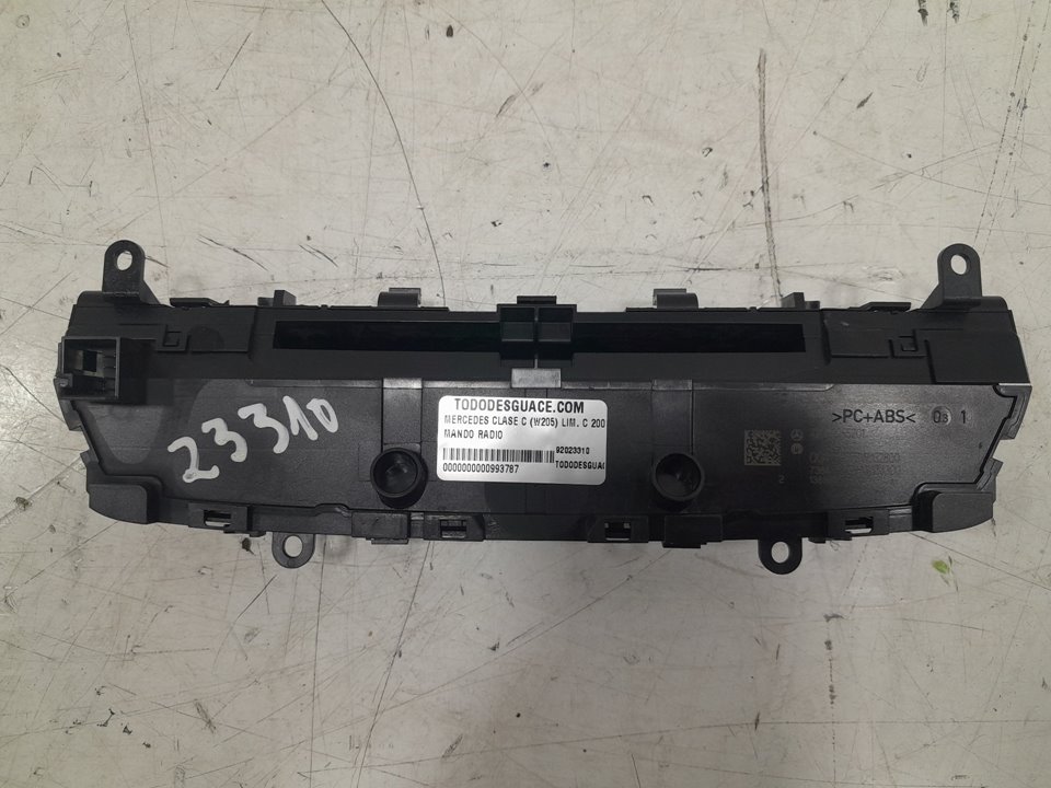 MANDO RADIO MERCEDES-BENZ CLASE C (W205) LIM. C 200 d 7G-Tronic Plus (205.007)