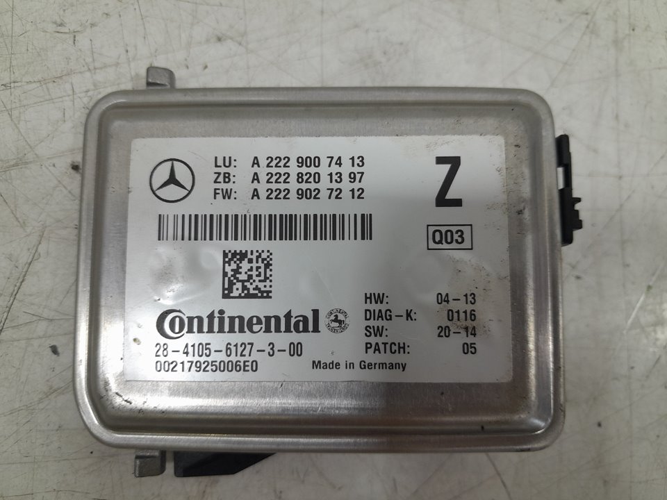 CAMARA FRONTAL MERCEDES-BENZ CLASE C (W205) LIM. C 200 d 7G-Tronic Plus (205.007)