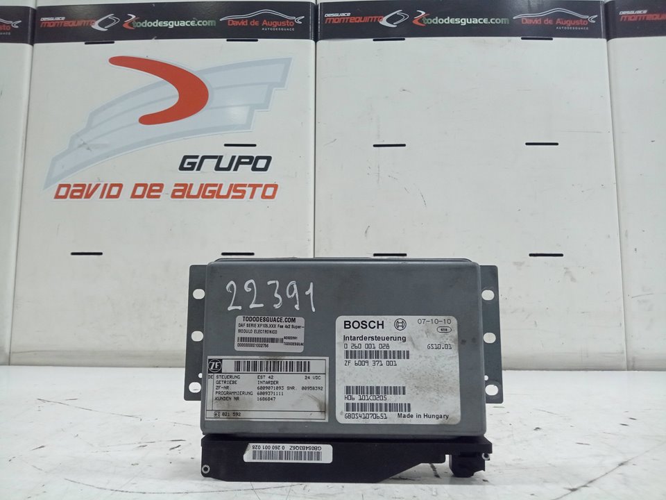 MODULO ELECTRONICO DAF SERIE XF105.XXX Fsa 4x2 Super-Space-Cab
