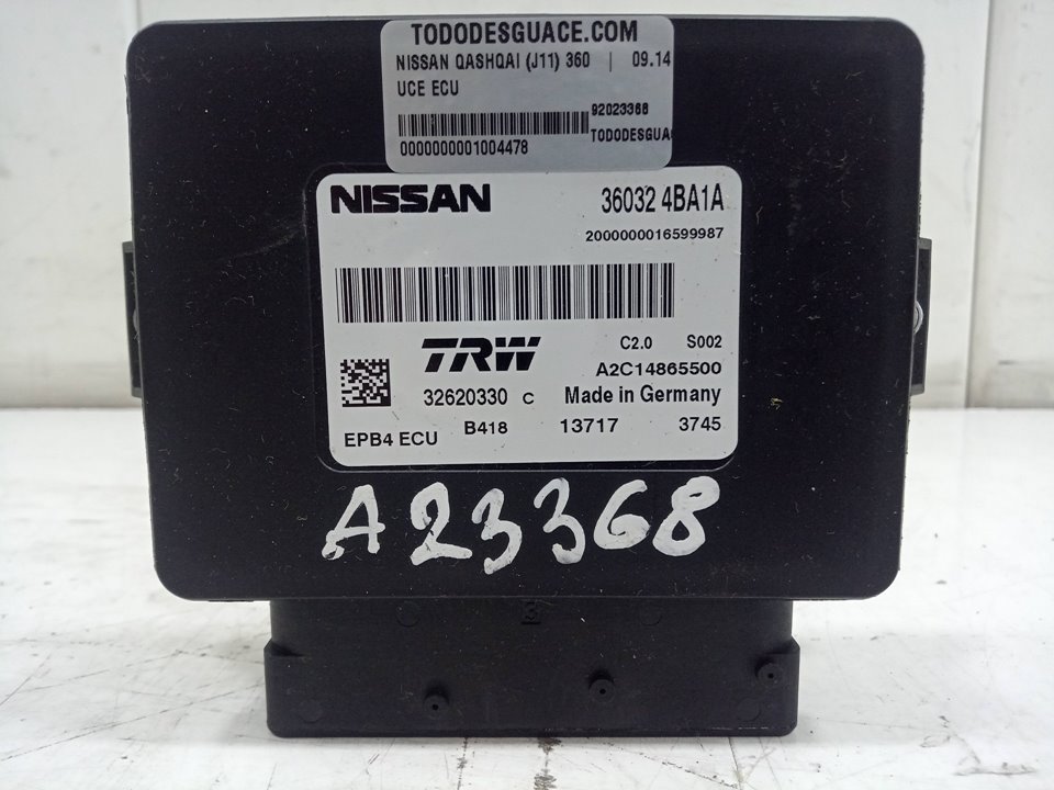 UCE ECU NISSAN QASHQAI (J11) 360