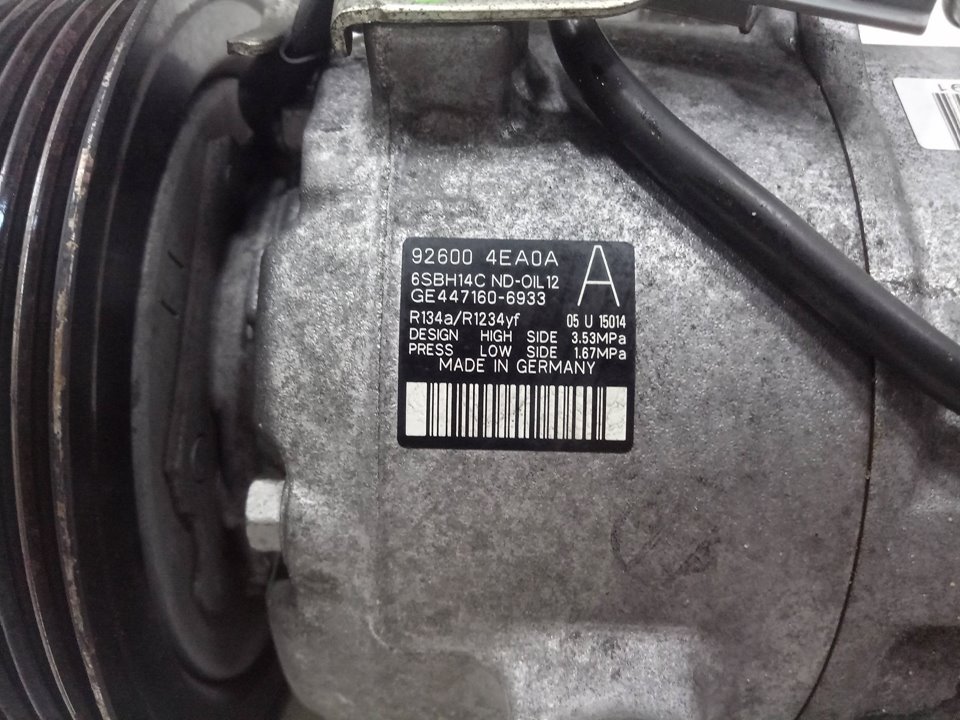 COMPRESOR AIRE ACONDICIONADO NISSAN QASHQAI (J11) 360