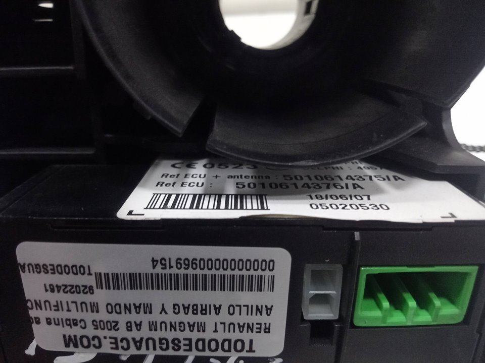 ANILLO AIRBAG Y MANDO MULTIFUNCION RENAULT MAGNUM AB 2005 Cabina adel.tractor semirr. GV     4X2    4XX.18 Gran espacio   |   12.06 - 12.09