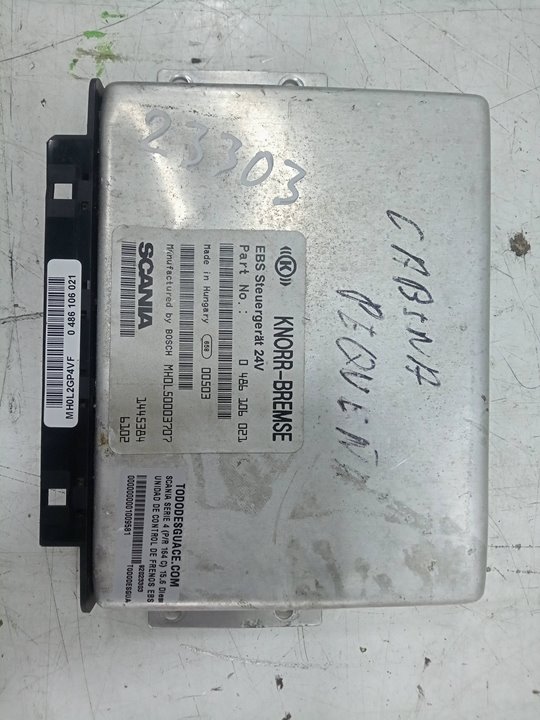 UNIDAD DE CONTROL DE FRENOS EBS SCANIA SERIE 4 (P/R 164 C) 15.6 Diesel