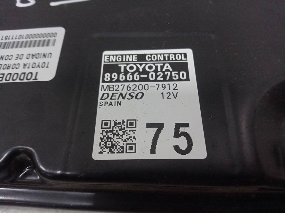 UNIDAD DE CONTROL ECU INYECCION TOYOTA COROLLA (210)    |   ...