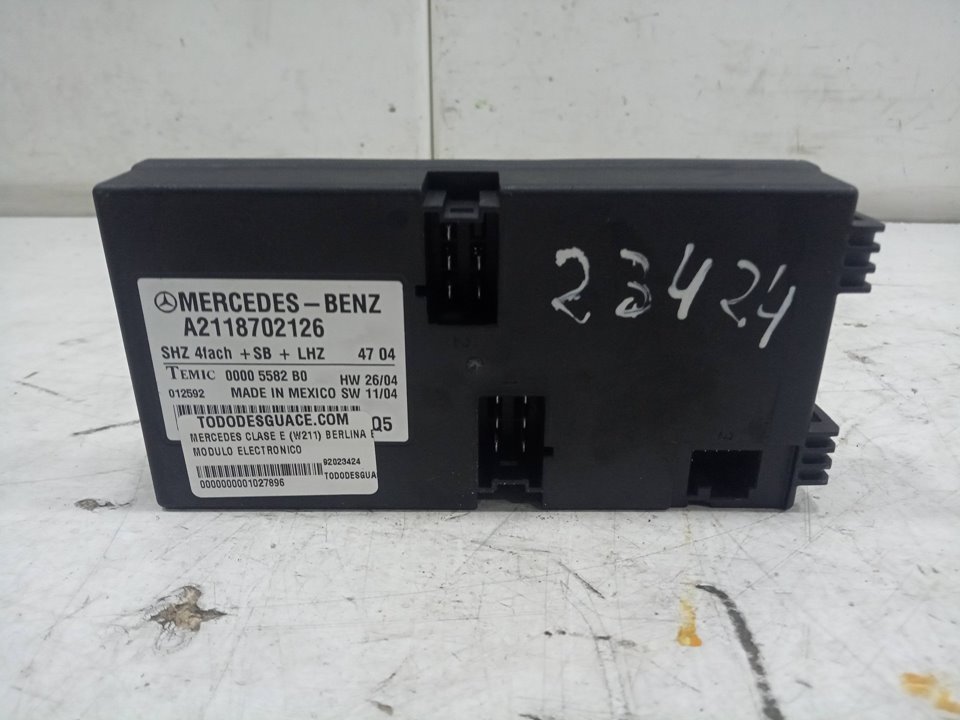 MODULO ELECTRONICO MERCEDES-BENZ CLASE E (W211) BERLINA E 500  4-Matic (211.083)