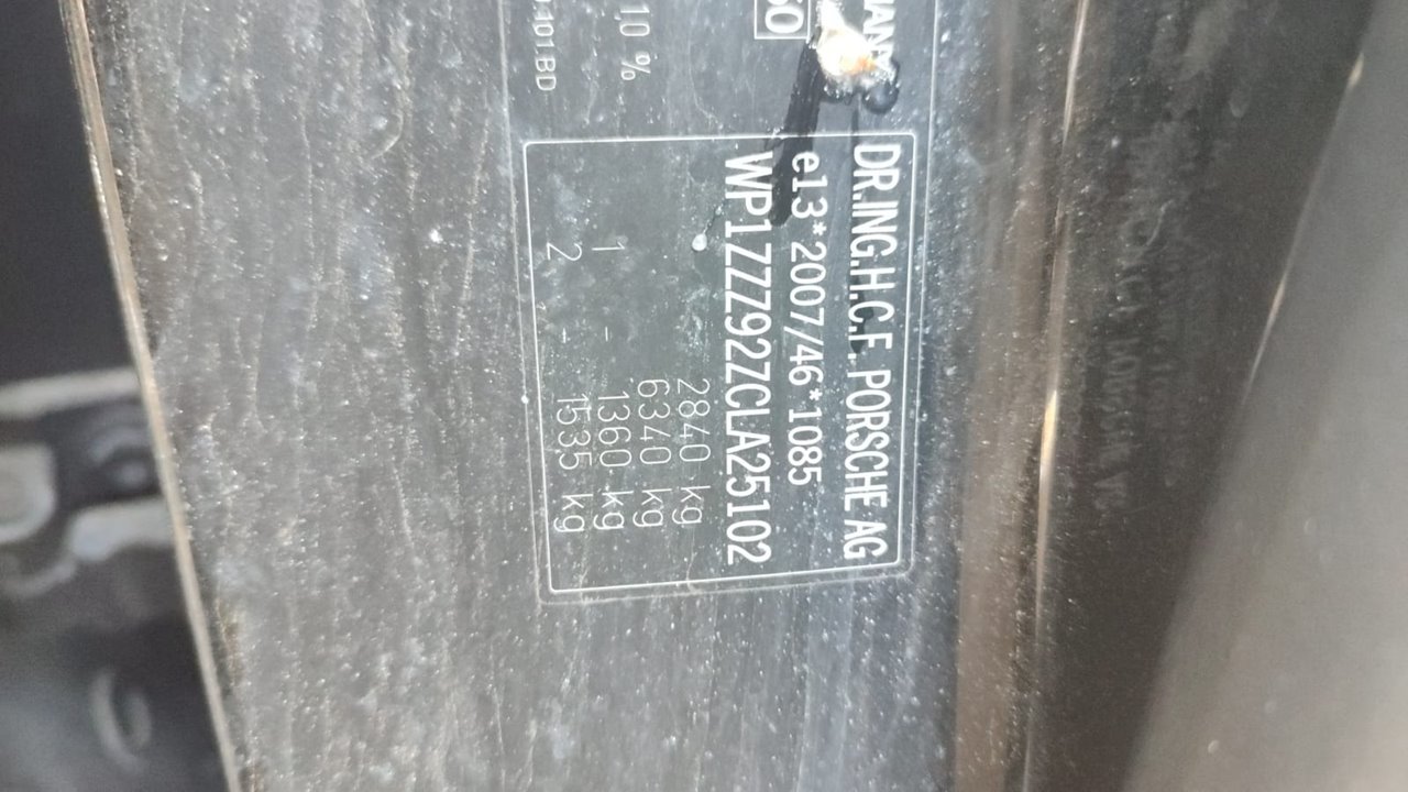 AIREADOR SUPERIOR DERECHO PORSCHE CAYENNE (TYP 92AA) Diesel
