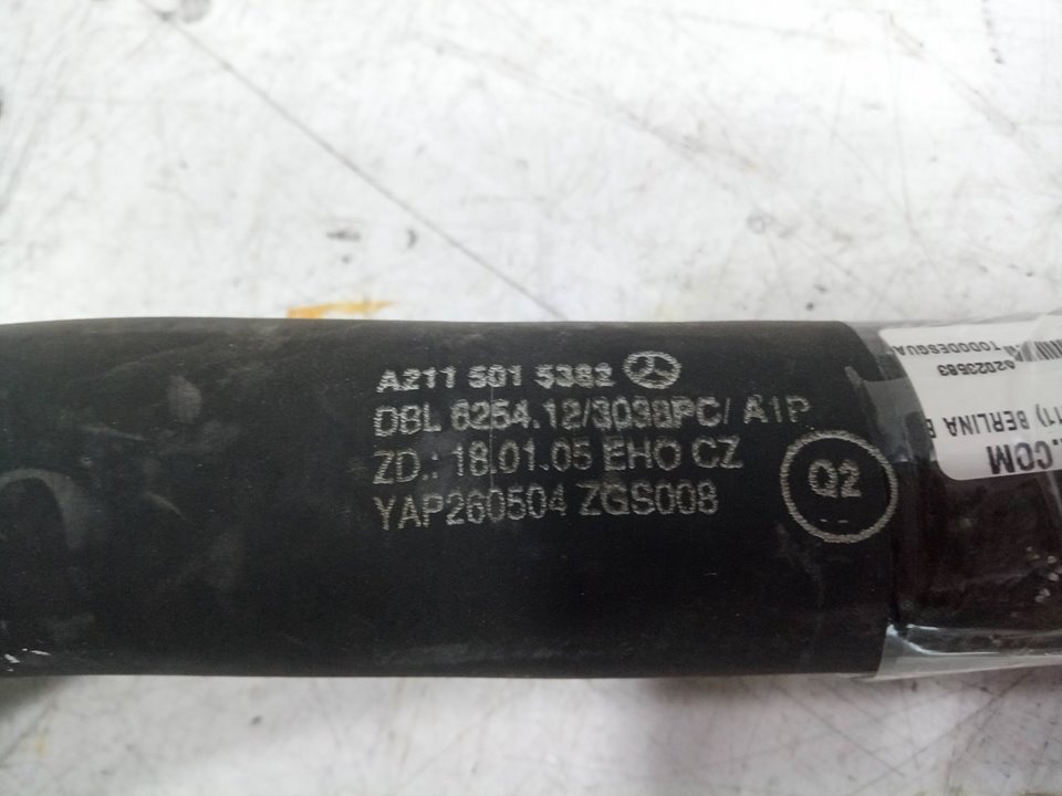 TUBO RADIADOR MERCEDES-BENZ CLASE E (W211) BERLINA E 320 CDI (211.022)