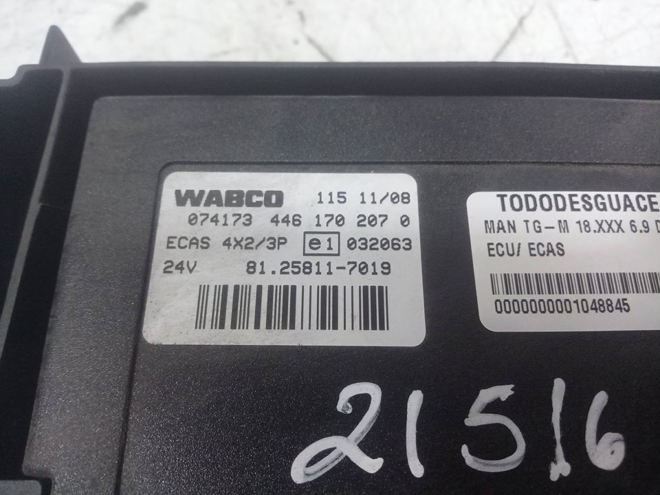 ECU/ ECAS MAN TG-M 18.XXX 6.9 Diesel
