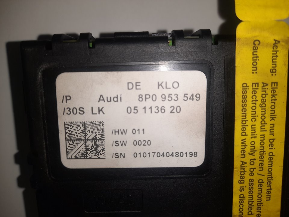 MODULO DE CONTROL DE COLUMNA DE DIRECCION AUDI A3 (8P) 2.0 TDI Ambiente