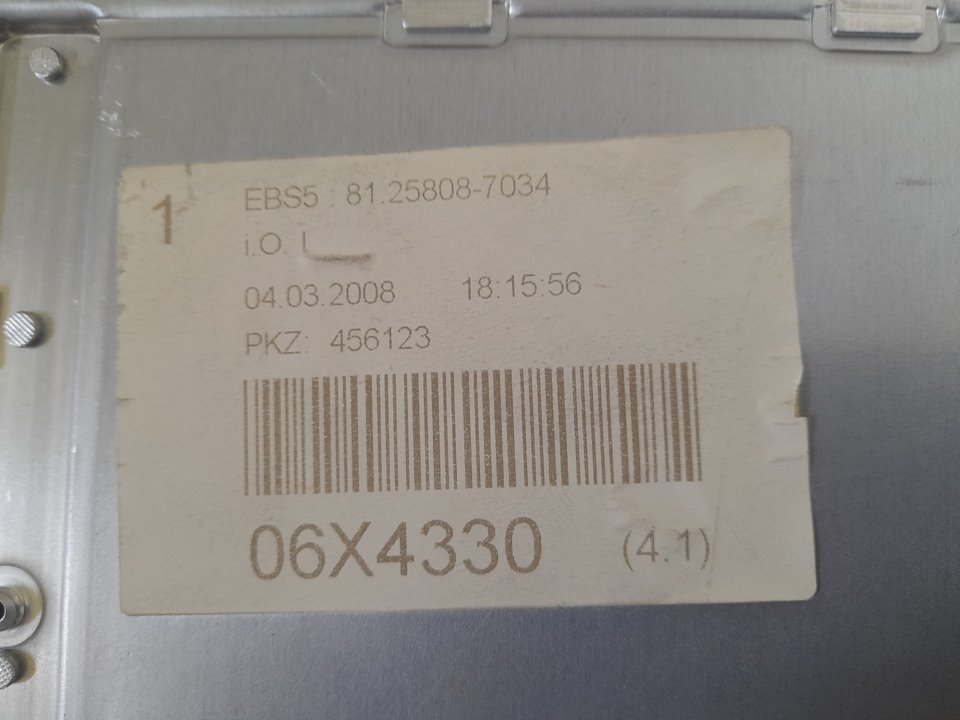 MODULO EBS MAN TGX 33.XXX FG /   6x4   BL XL