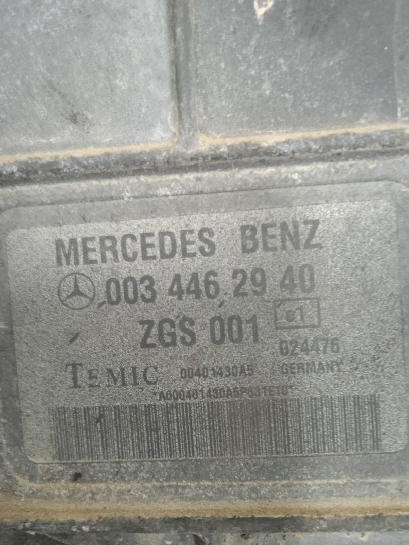 CENTRALITA MOTOR UCE MERCEDES-BENZ AXOR 2 C 4-ACHSER 32T BM 942 (09.04->) 3243  8x4/4   OM 457 LA L (Largo)