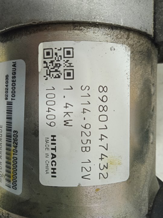 MOTOR ARRANQUE OPEL ASTRA J LIM. Cosmo