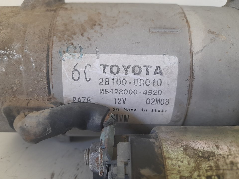 MOTOR ARRANQUE TOYOTA VERSO Active