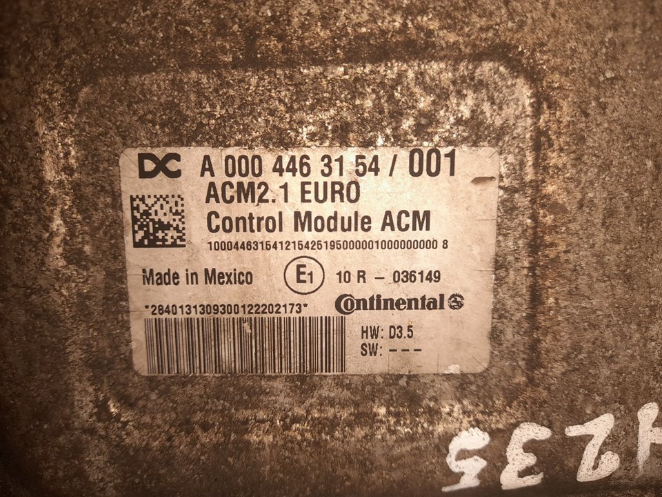 CENTRALITA MOTOR UCE MERCEDES-BENZ ACTROS BM 963.XXX 2-ACHSER 18XX 4x2 Fahrgestell L ClassicSpace