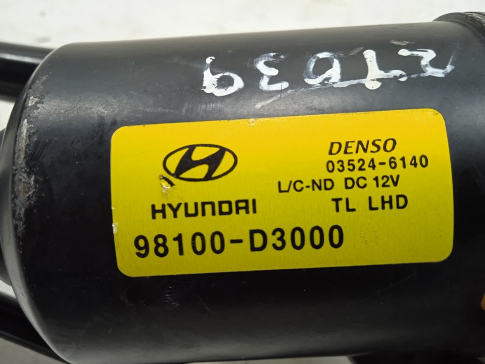 VARILLAJE MOTOR LIMPIA TRASERO HYUNDAI TUCSON Tecno Safe 2WD Bluedrive