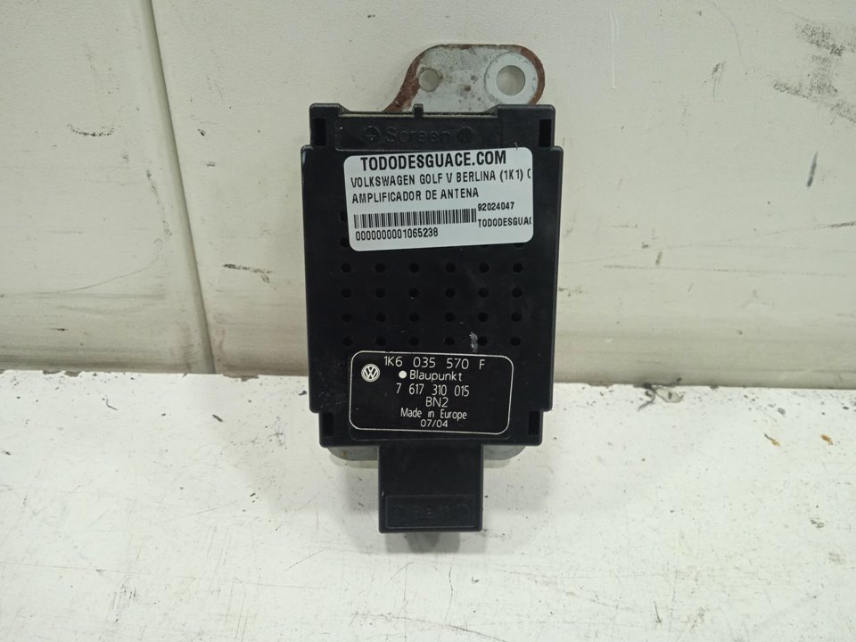 AMPLIFICADOR DE ANTENA VOLKSWAGEN GOLF V BERLINA (1K1) Conceptline (E)