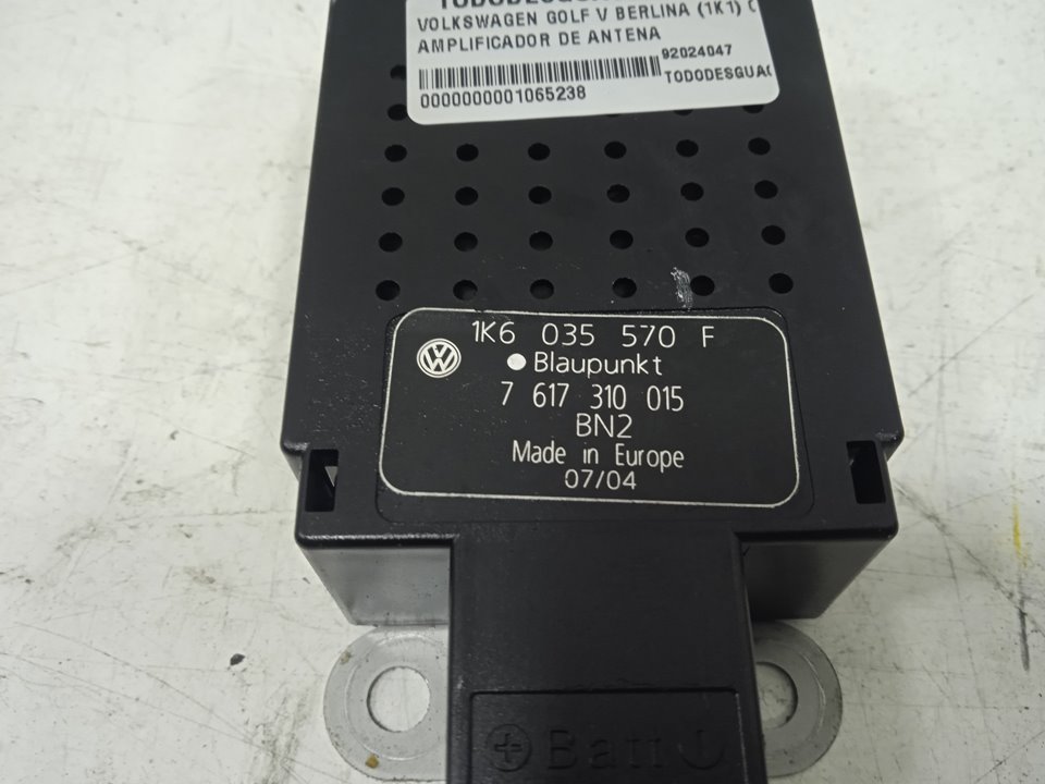 AMPLIFICADOR DE ANTENA VOLKSWAGEN GOLF V BERLINA (1K1) Conceptline (E)