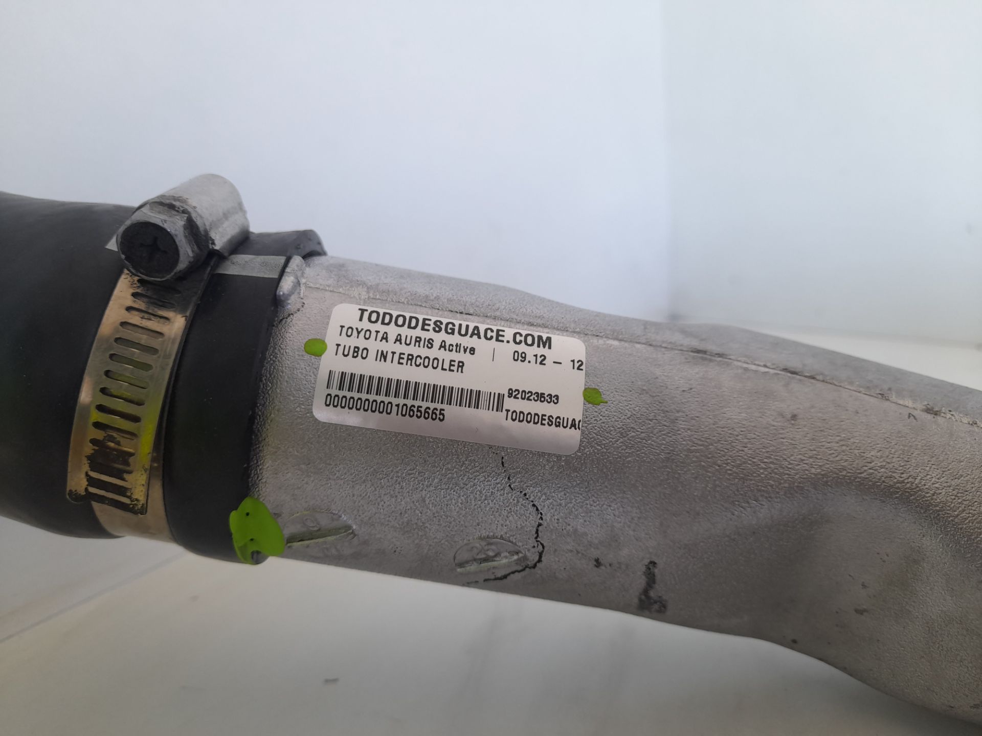 TUBO INTERCOOLER TOYOTA AURIS Active
