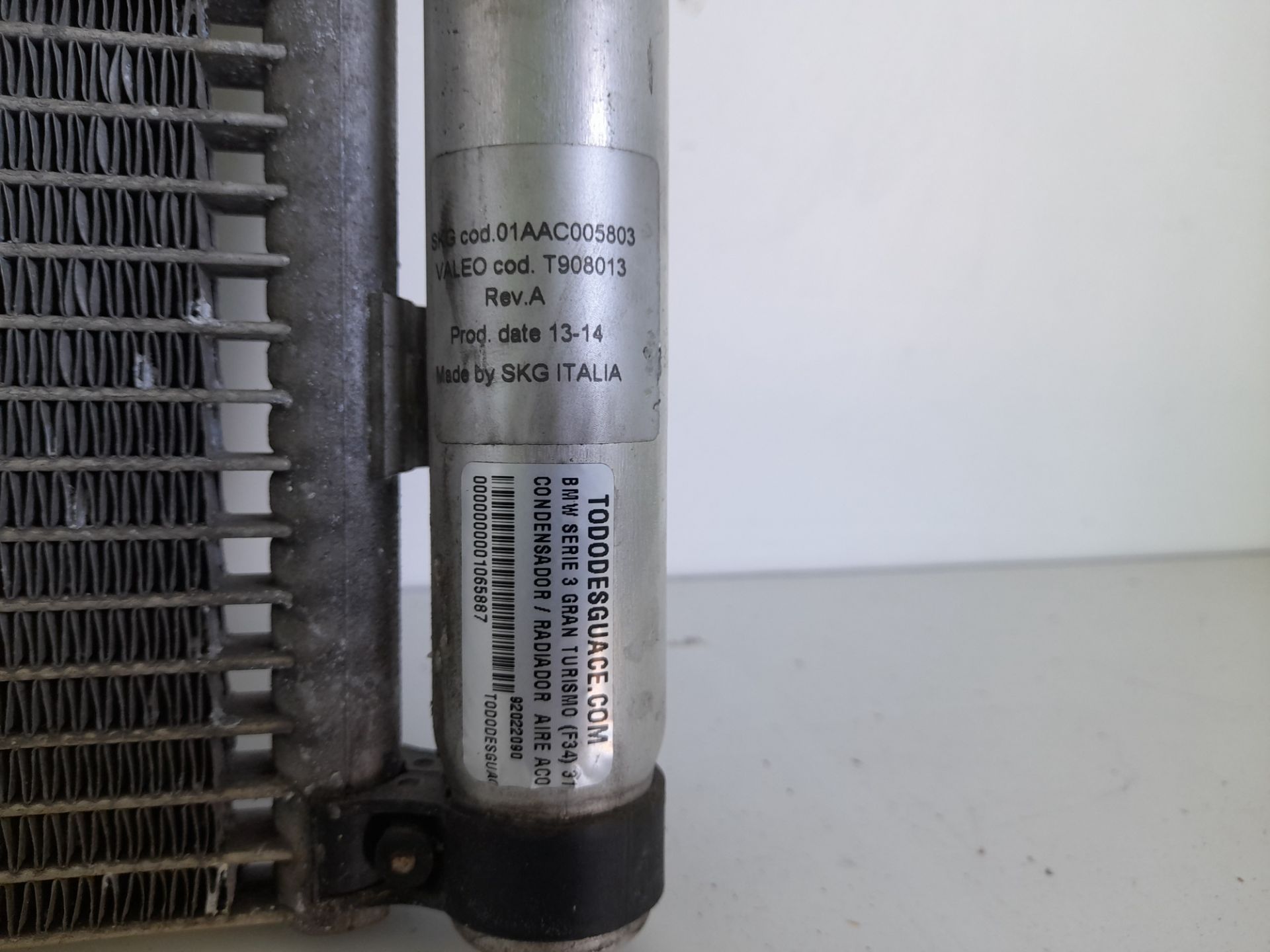 CONDENSADOR / RADIADOR  AIRE ACONDICIONADO BMW SERIE 3 GRAN TURISMO (F34) 318d   |   03.13 - 12.15