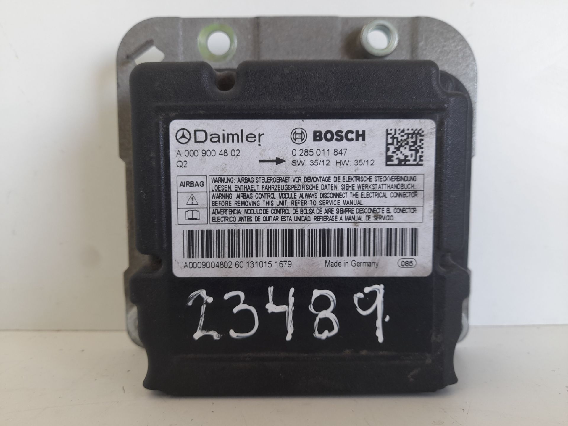 CENTRALITA AIRBAG MERCEDES-BENZ VITO (W639) BASIC, COMBI 115  CDI  Compacto  (639.601)