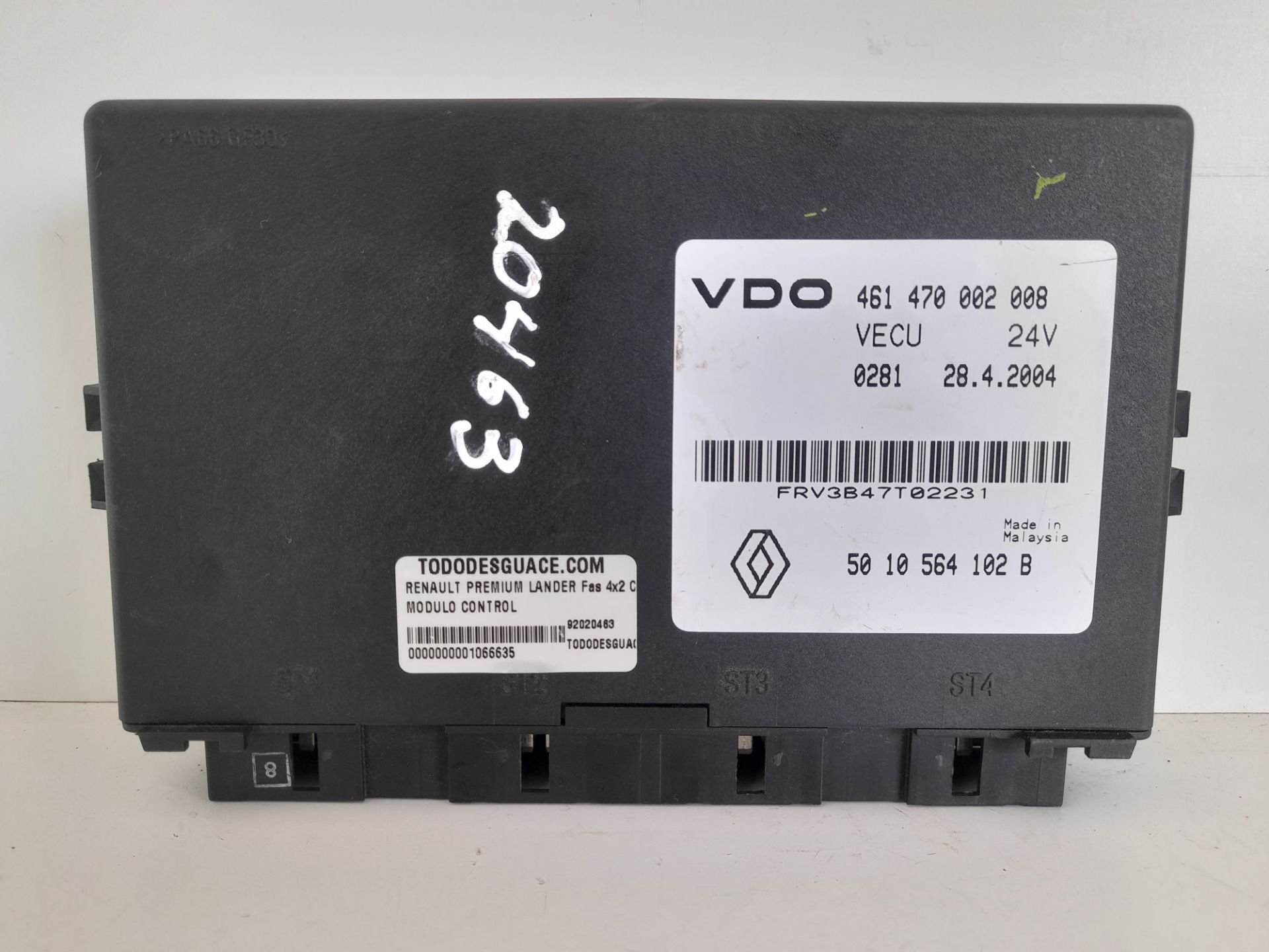 MODULO CONTROL RENAULT PREMIUM LANDER Fas 4x2 Cabina larga   |   12.05 - ...