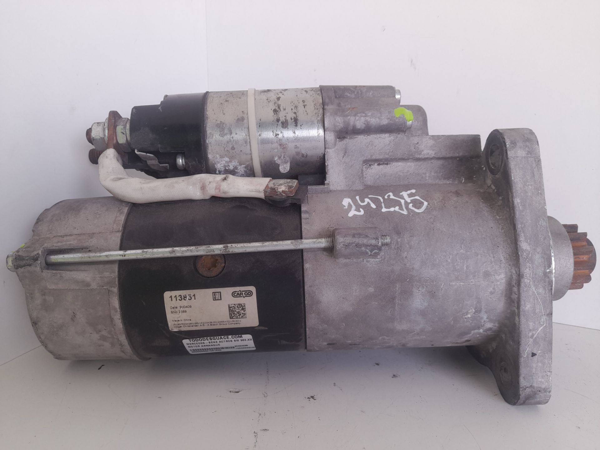 MOTOR ARRANQUE MERCEDES-BENZ ACTROS BM 963.XXX 2-ACHSER 18XX 4x2 Fahrgestell L ClassicSpace