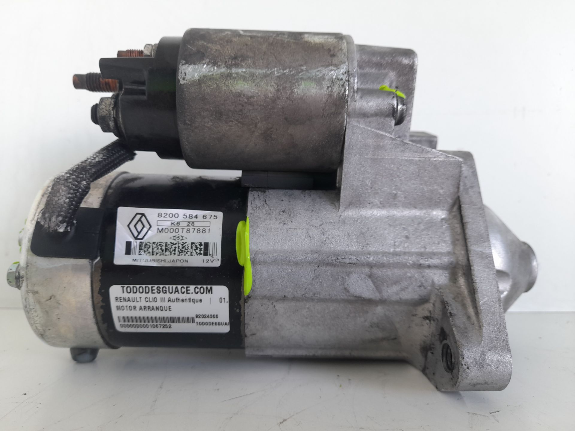 MOTOR ARRANQUE RENAULT CLIO III Authentique