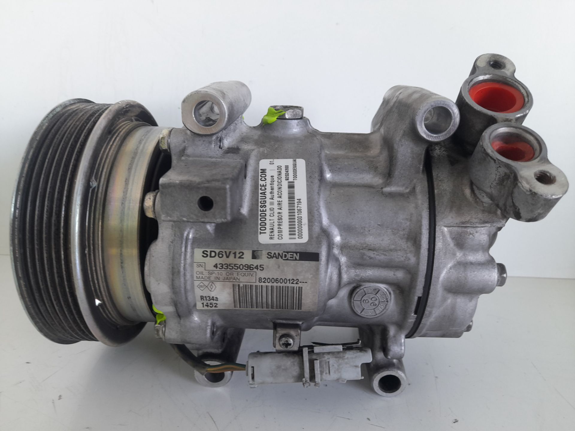 COMPRESOR AIRE ACONDICIONADO RENAULT CLIO III Authentique
