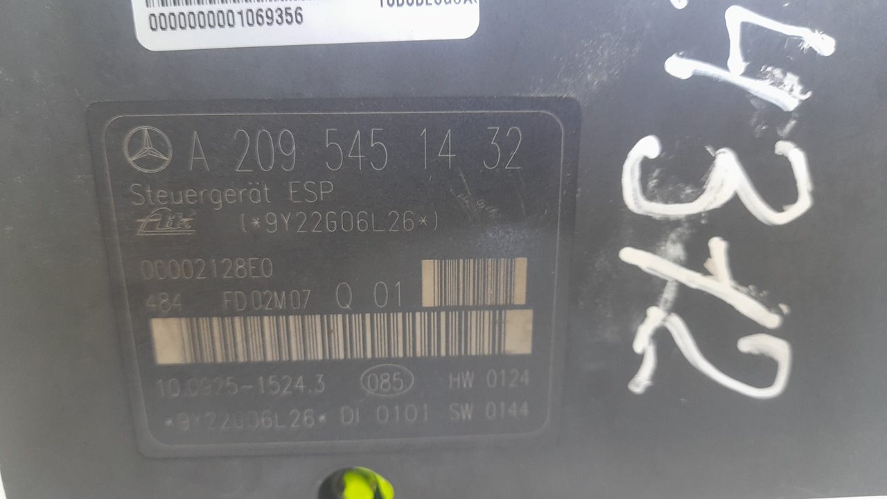 ABS MERCEDES-BENZ CLASE C (W203) BERLINA 200 Compressor (203.042)