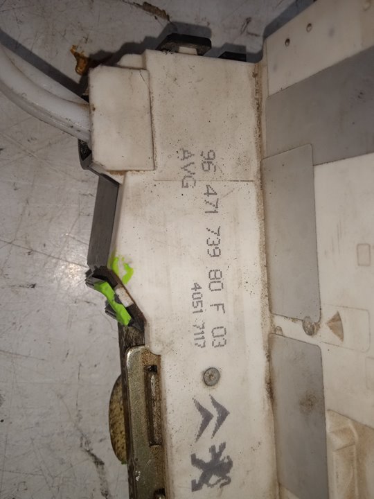 CERRADURA PUERTA DELANTERA IZQUIERDA CITROEN C4 BERLINA 1.6 16V HDi FAP