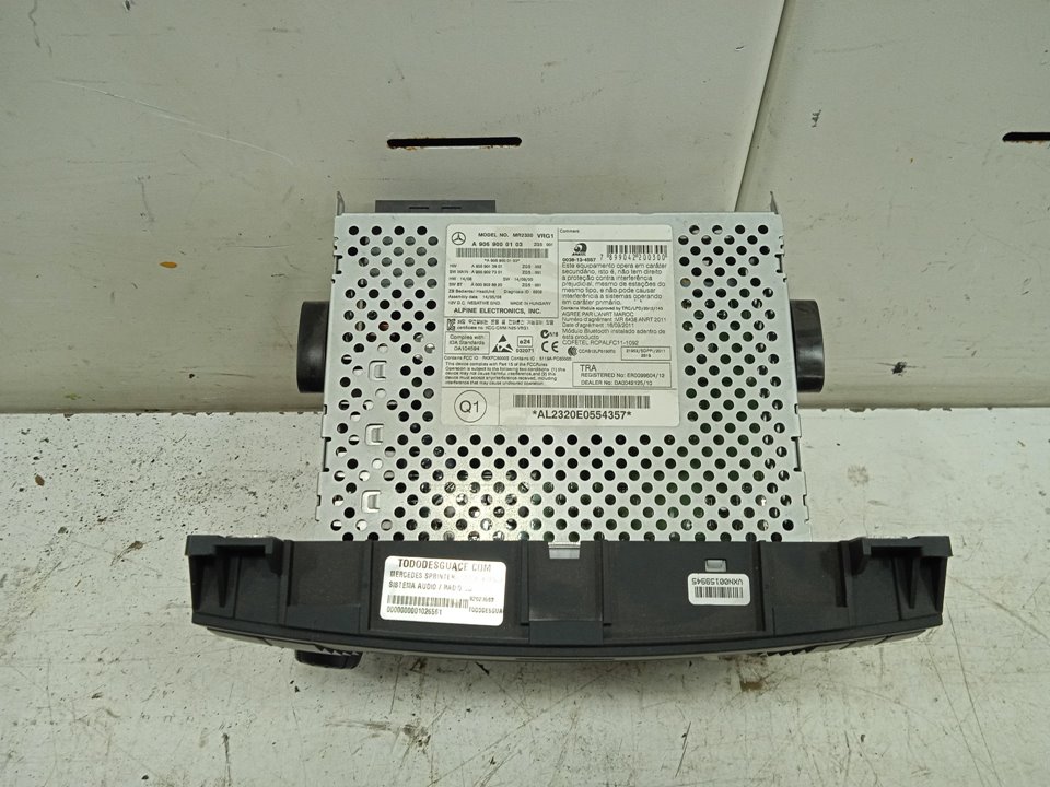 SISTEMA AUDIO / RADIO CD MERCEDES-BENZ SPRINTERII COMBI (DESDE 01.06) 311 / 313 / 314 / 316 CDI (906.731/733/735)