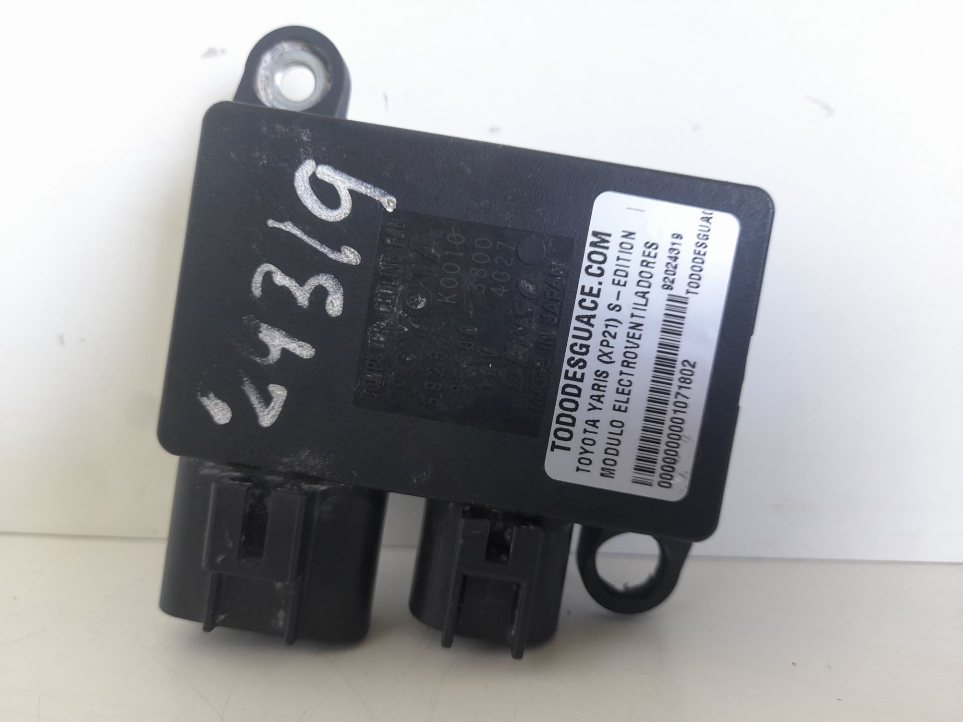 MODULO ELECTROVENTILADORES TOYOTA YARIS (XP21) S-EDITION