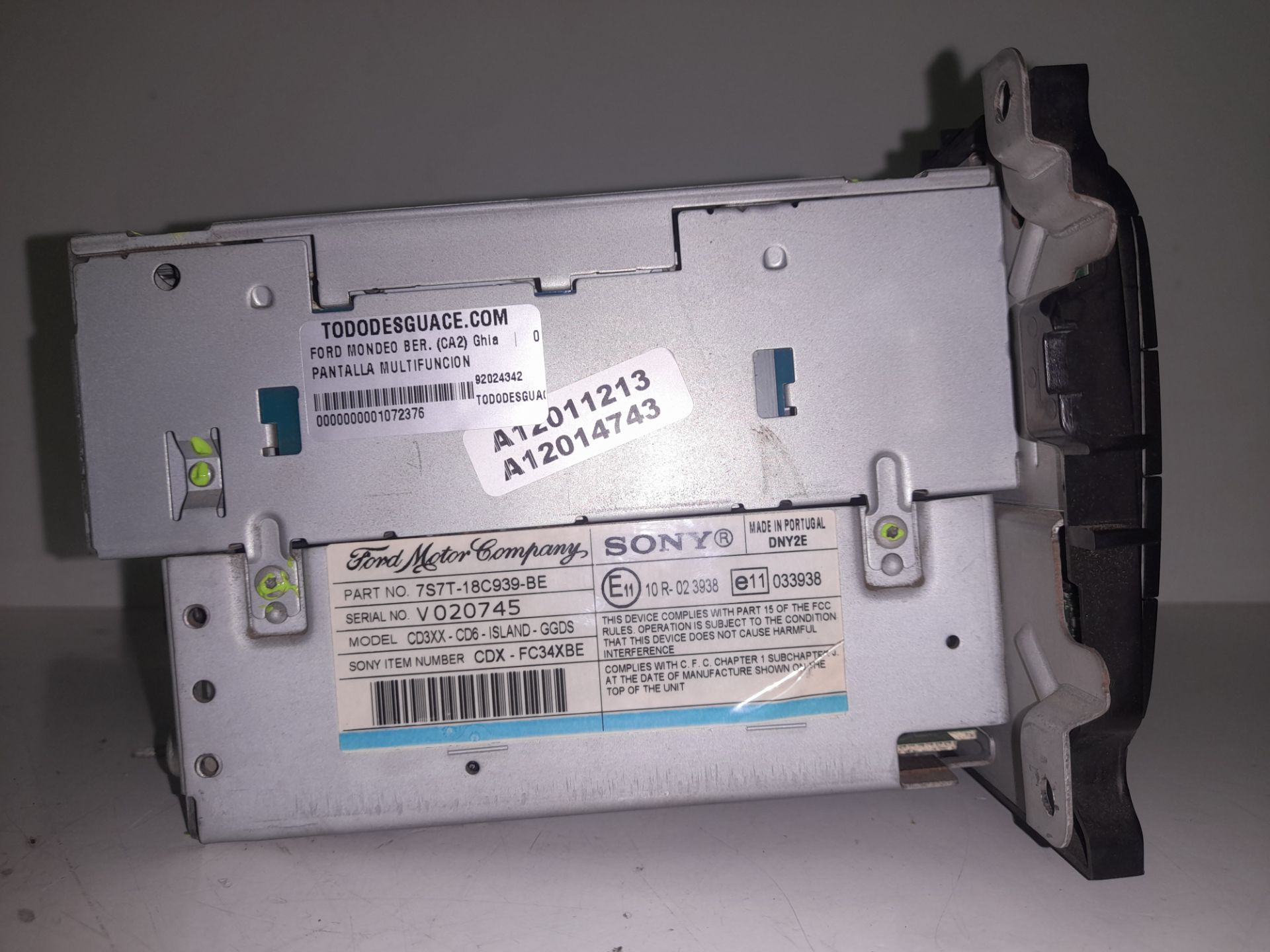PANTALLA MULTIFUNCION FORD MONDEO BER. (CA2) Ghia