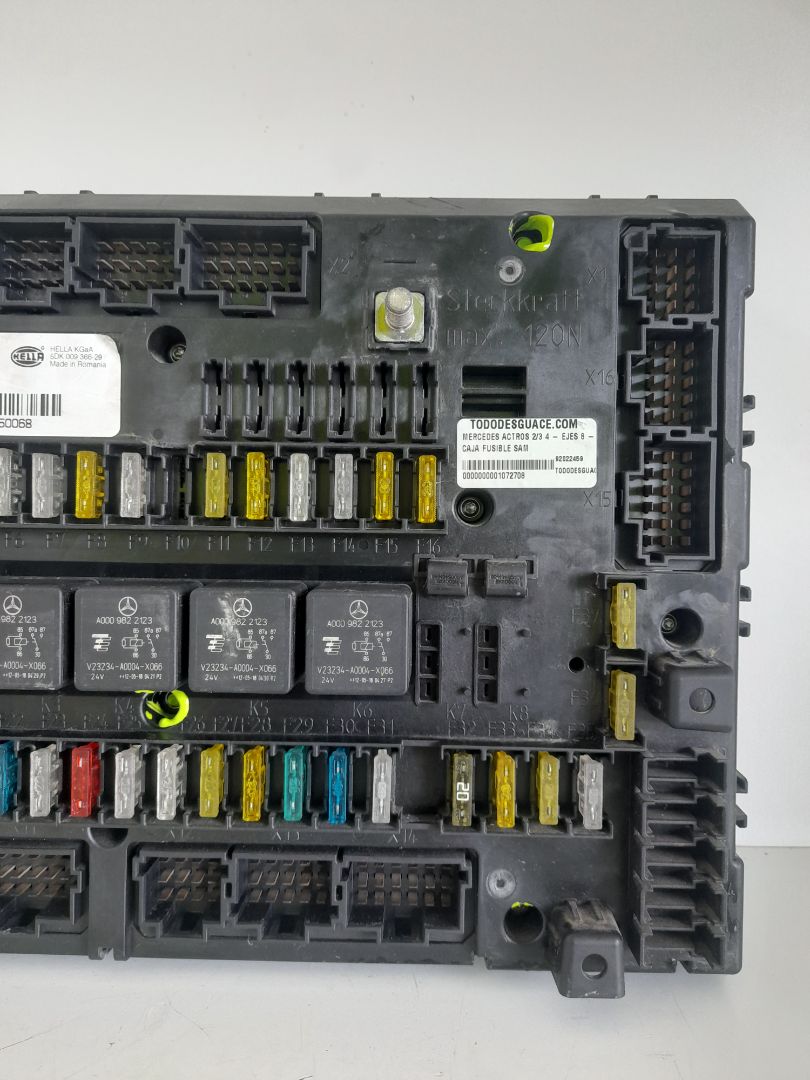 CAJA FUSIBLE SAM MERCEDES ACTROS 2/3 4 - EJES 8 - CIL. *   |   0.03 - 0.13