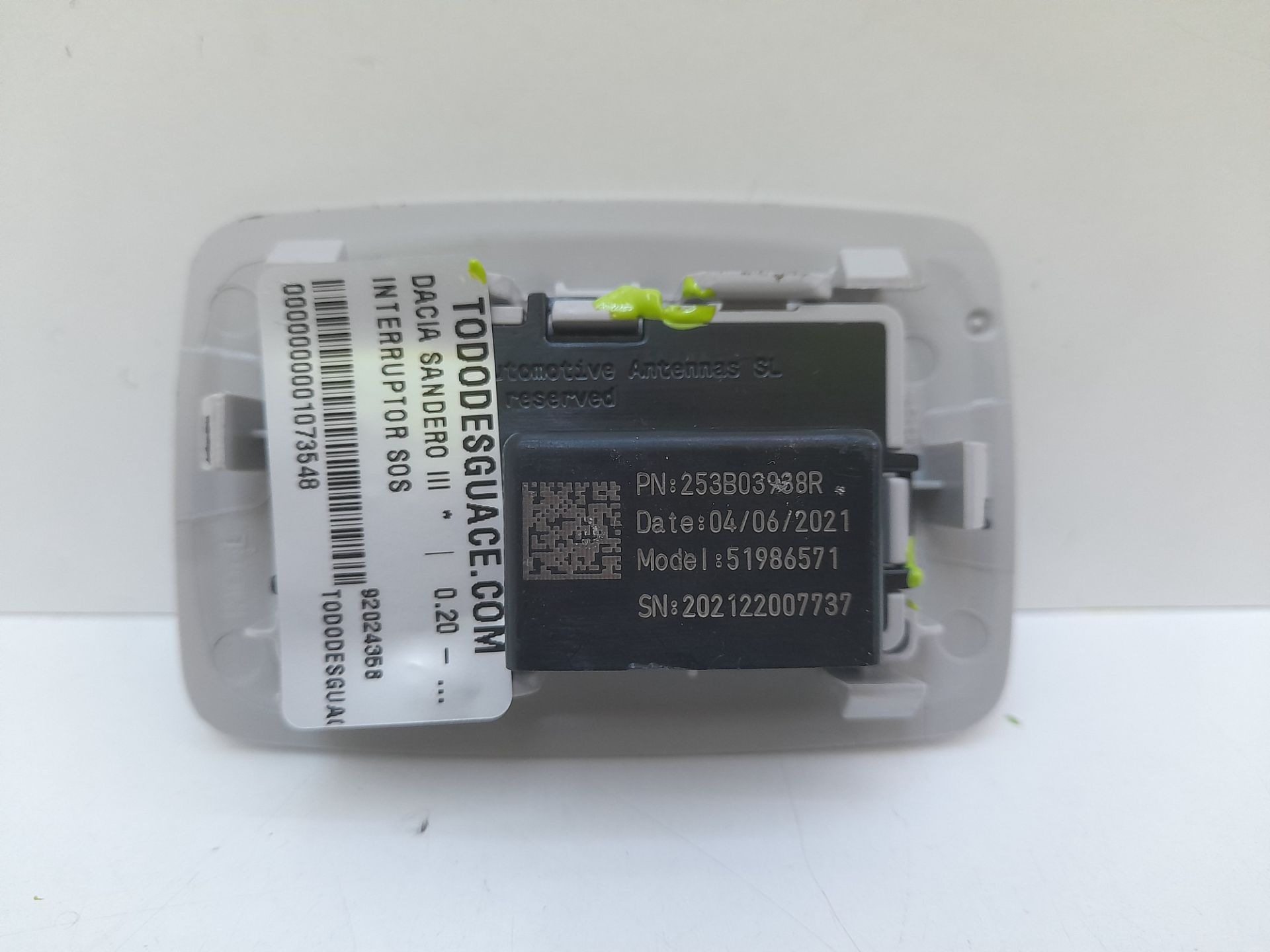 INTERRUPTOR SOS DACIA SANDERO III *