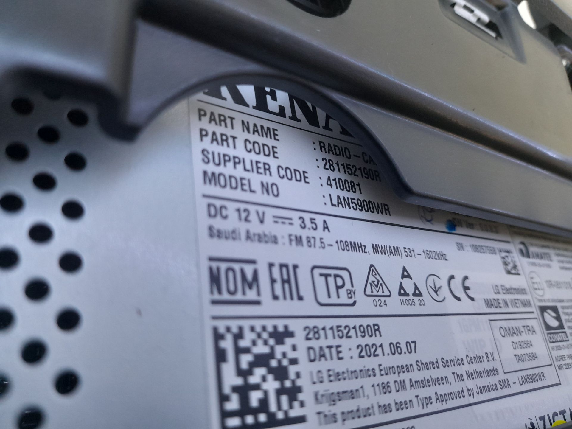 PANTALLA MULTIFUNCION DACIA SANDERO III *