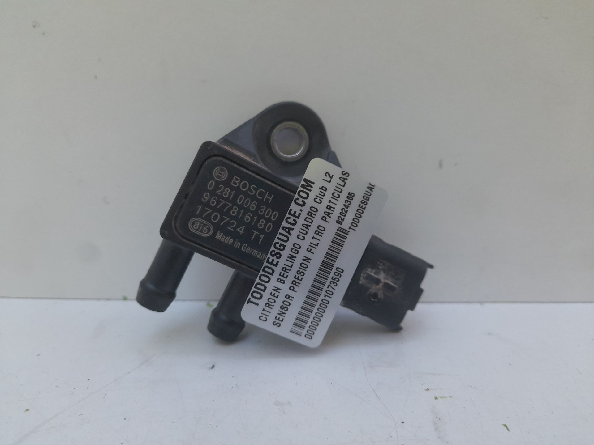 SENSOR PRESION FILTRO PARTICULAS CITROEN BERLINGO CUADRO Club L2
