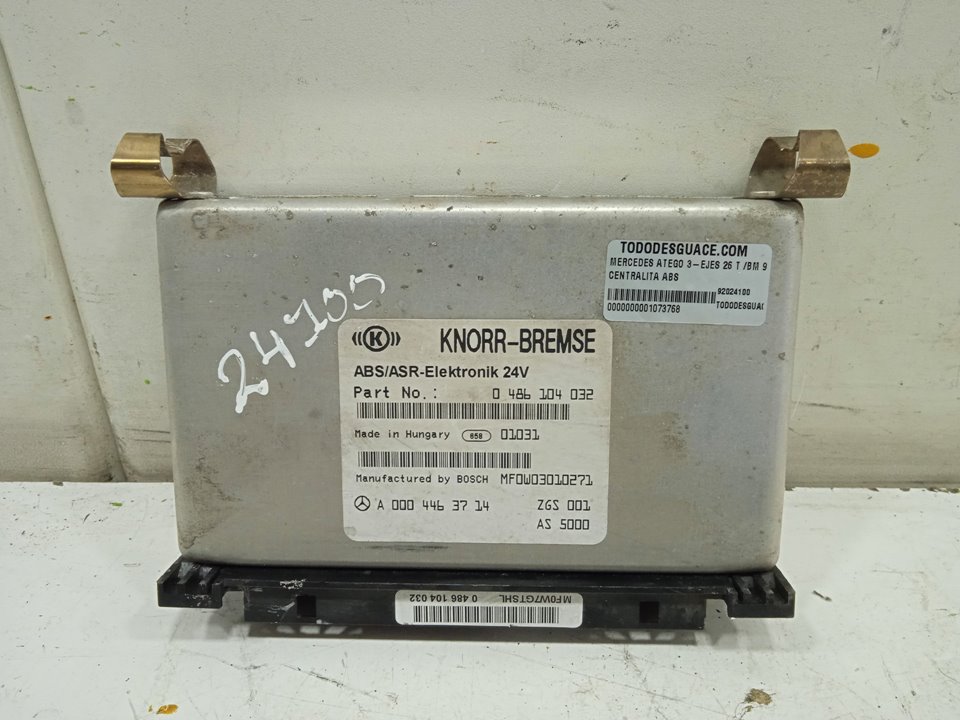 CENTRALITA ABS MERCEDES-BENZ ATEGO 3-EJES 26 T /BM 950/2/4 2528  (6X2)       OM 906 LA L (Largo)