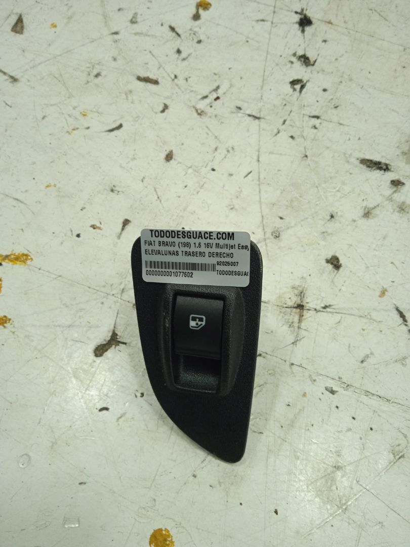 MANDO ELEVALUNAS TRASERO DERECHO FIAT BRAVO (198) 1.6 16V Multijet Easy (77kW)
