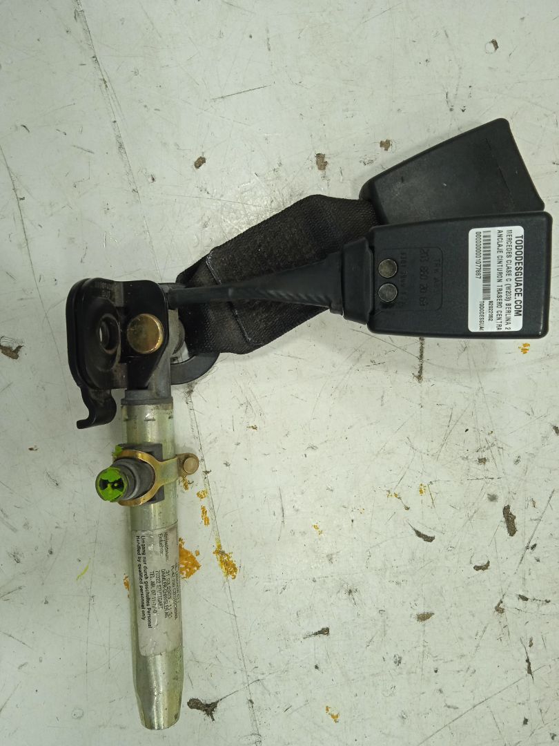 ANCLAJE CINTURON TRASERO CENTRAL MERCEDES CLASE C (W203) BERLINA 270 CDI (203.016)   |   12.00 - 12.05