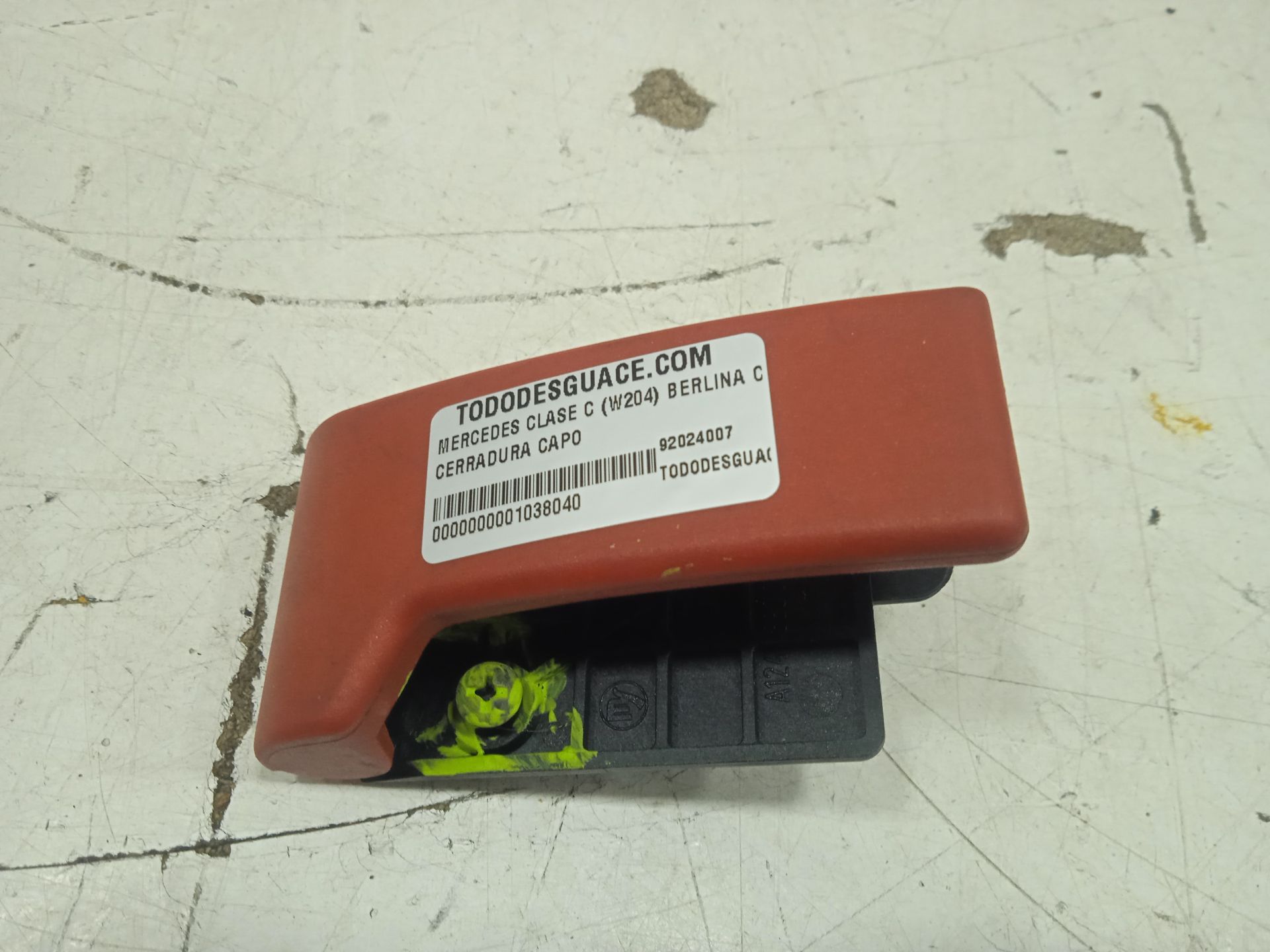CERRADURA CAPO MERCEDES-BENZ CLASE C (W204) BERLINA C 220 CDI (204.008)