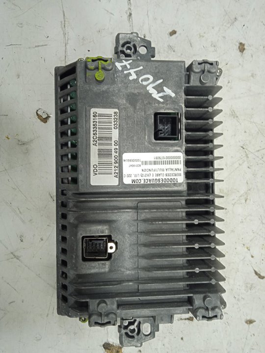 PANTALLA MULTIFUNCION MERCEDES CLASE E (W212) LIM. 220 CDI BlueEfficiency (212.002)   |   01.09 - 12.14