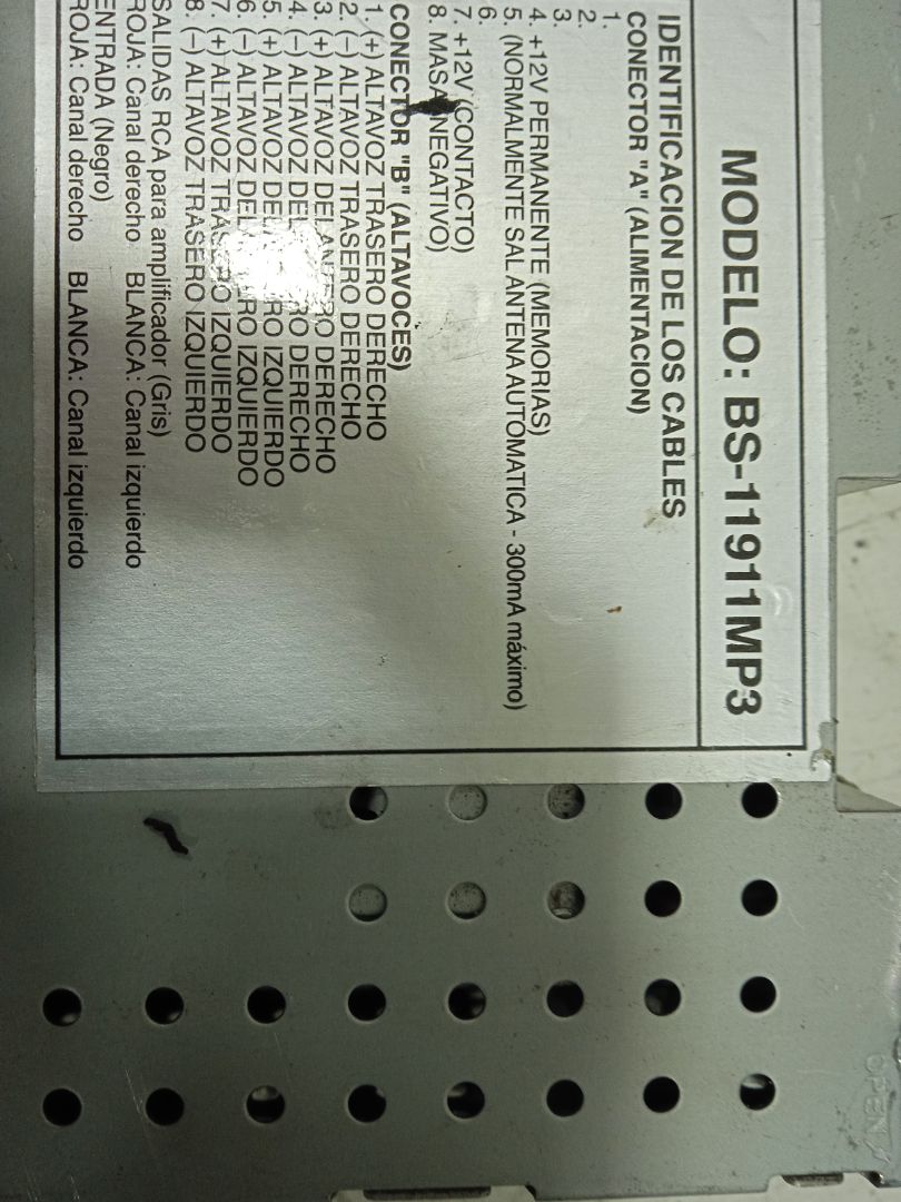 SISTEMA AUDIO / RADIO CD VOLKSWAGEN GOLF IV BERLINA (1J1) 25 Aniversario