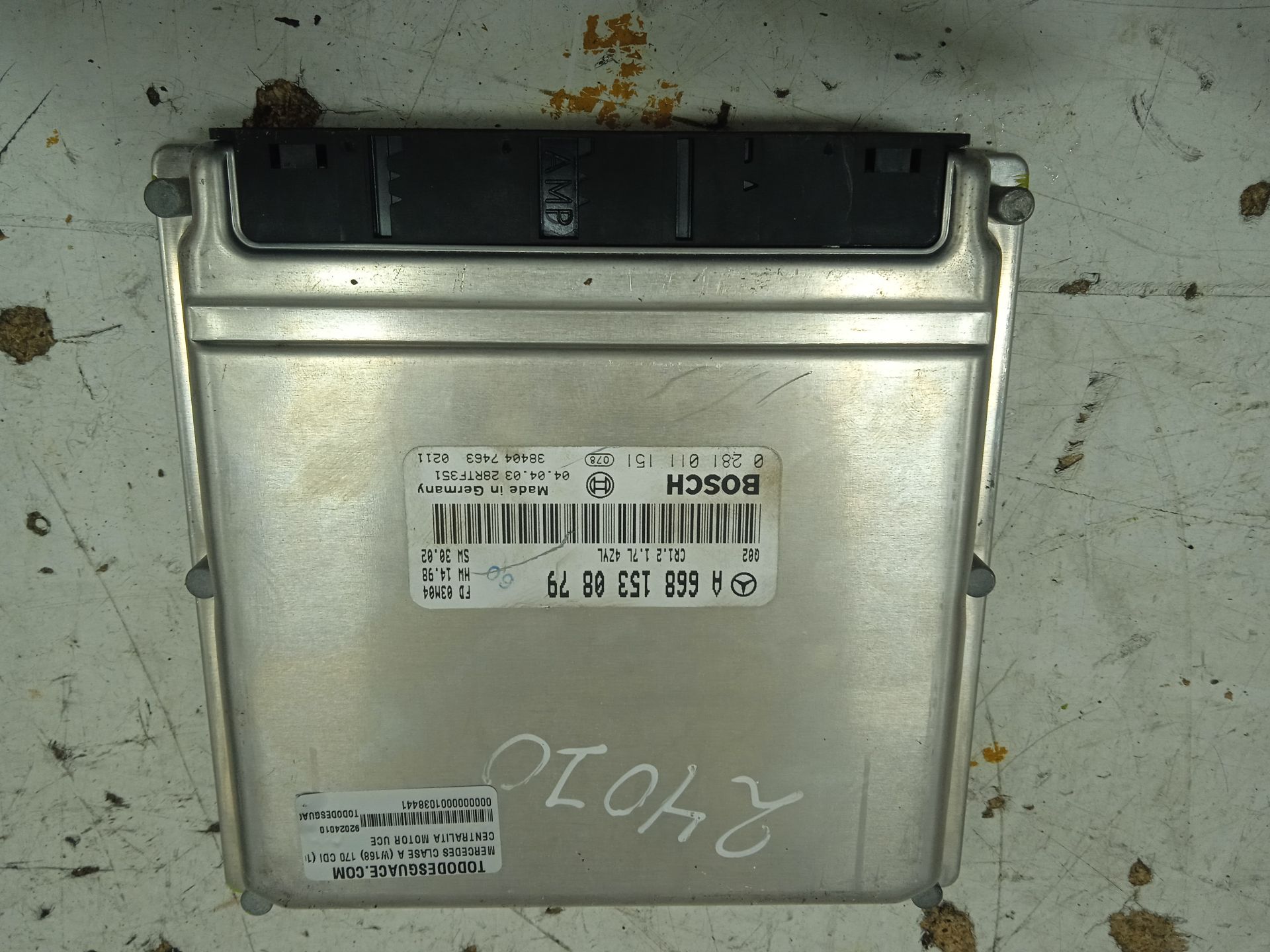 CENTRALITA MOTOR UCE MERCEDES-BENZ CLASE A (W168) 170 CDI (168.009)