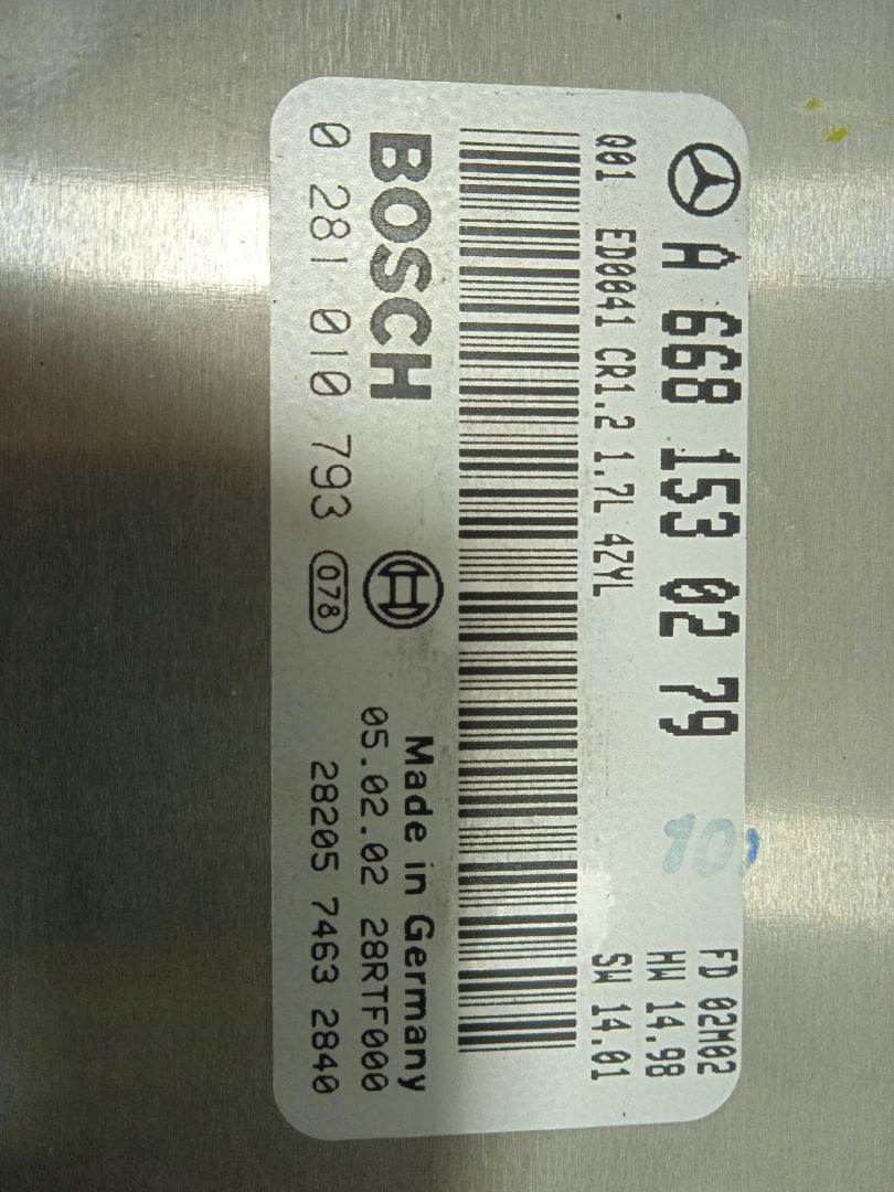 CENTRALITA MOTOR UCE MERCEDES-BENZ CLASE A (W168) 170 CDI (168.009)