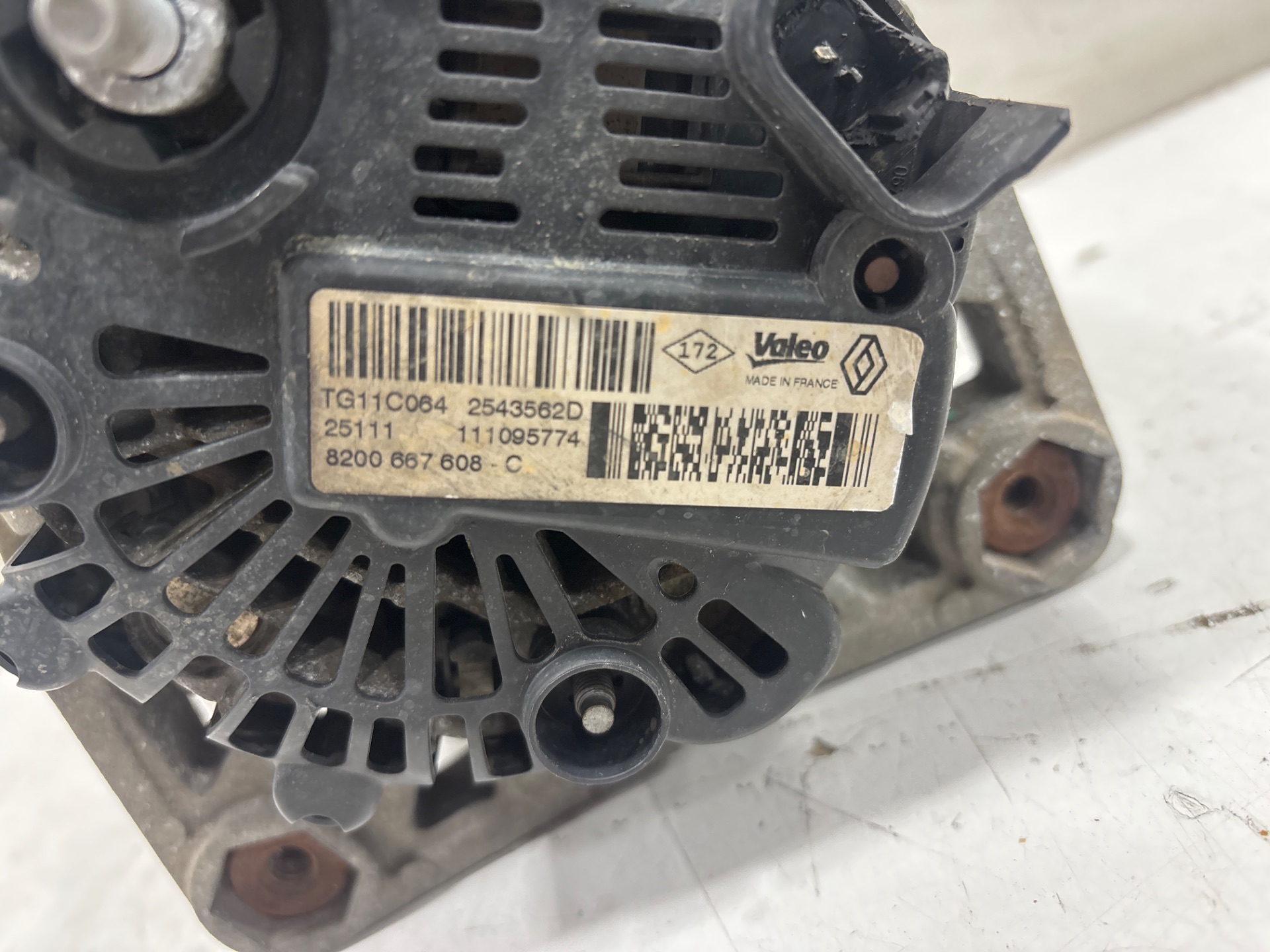 ALTERNADOR RENAULT KANGOO (F/KC0) Authentique
