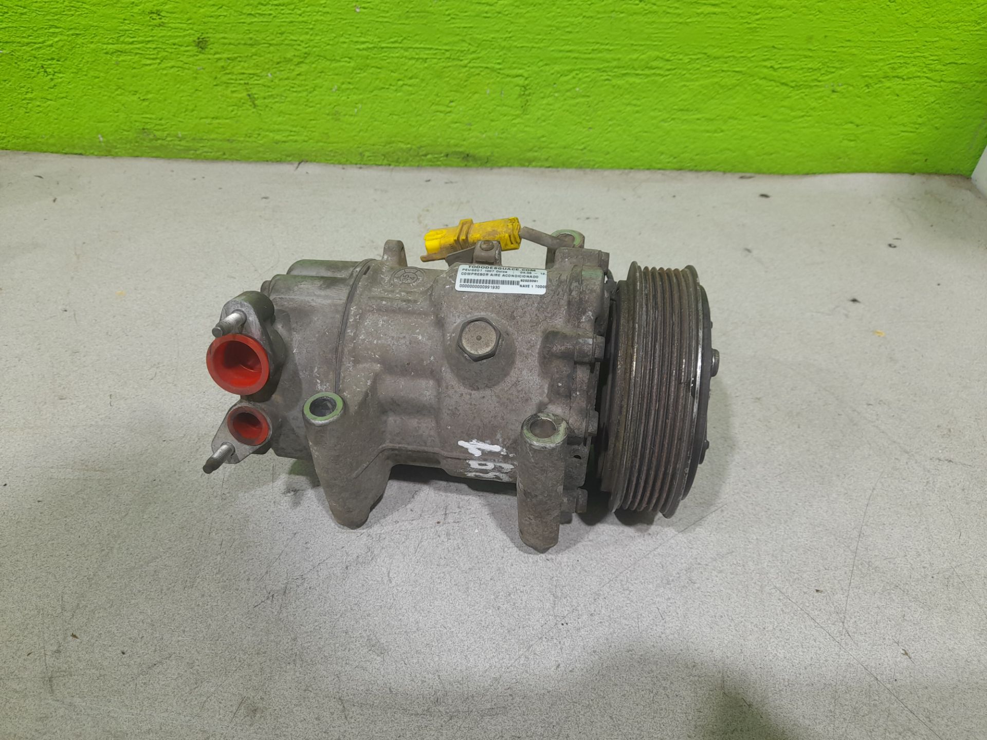 COMPRESOR AIRE ACONDICIONADO PEUGEOT 1007 Dolce
