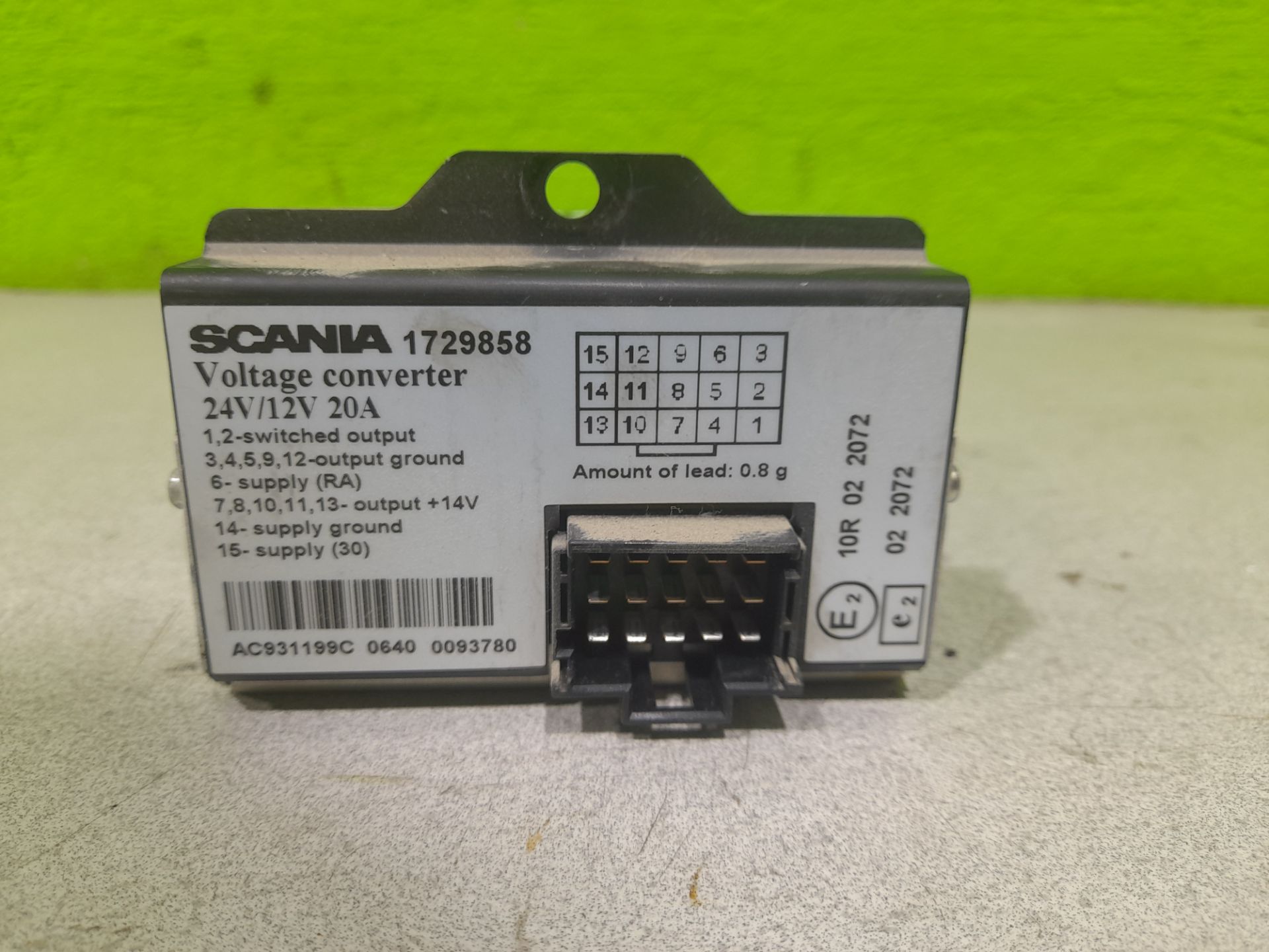 MODULO ELECTRONICO SCANIA SERIE P/G/R (C-CLASE) Fg R480 (4x2) Largo CR 19 A