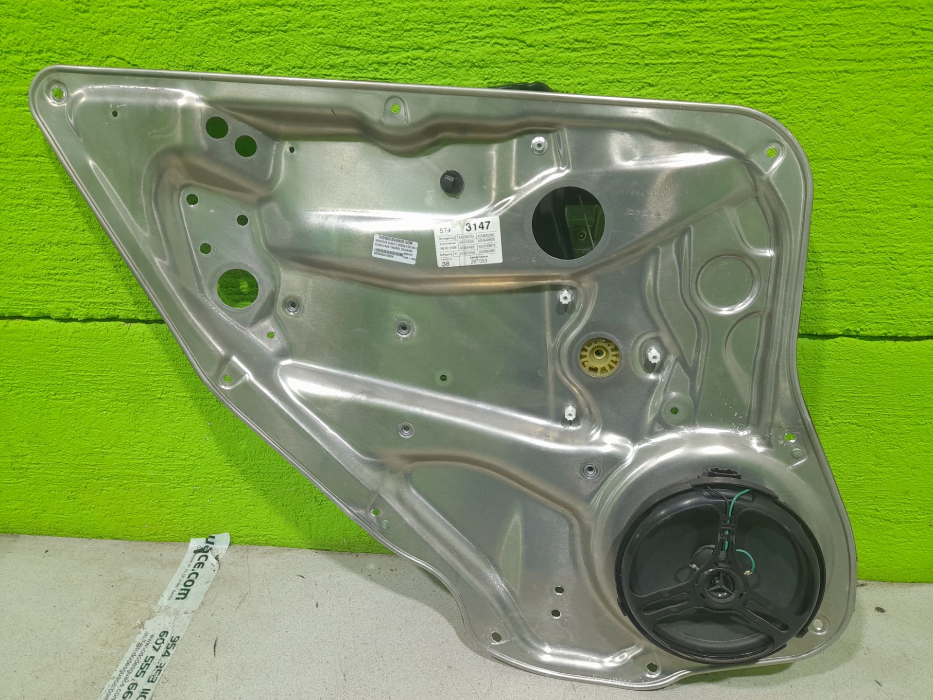 ELEVALUNAS TRASERO IZQUIERDO MERCEDES-BENZ CLASE C (W204) BERLINA C 220 CDI (204.008)